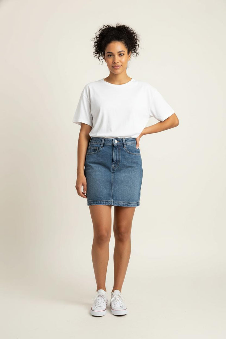 Jupe en Jean Bleue - Taille XS/34 de la marque Sézane | PARAD87229 - Vendu par Paradigme - Image 1