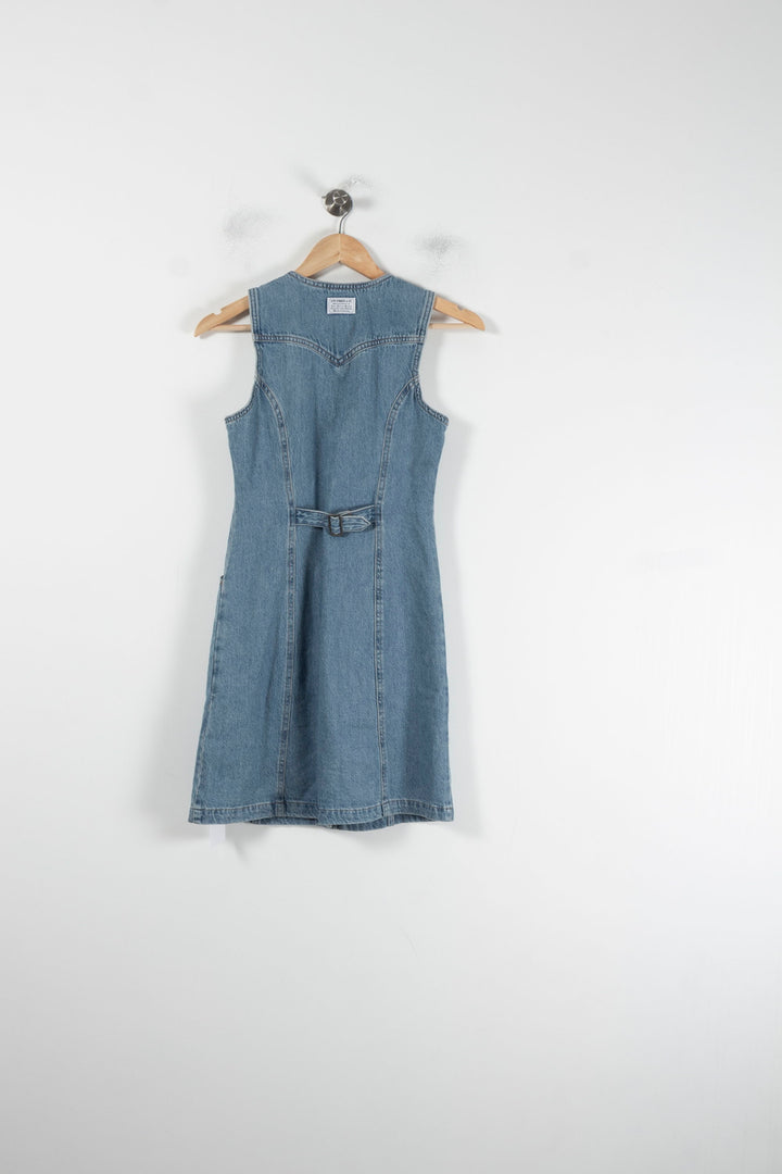 Robe en Jean Bleue - Taille XS/34 de la marque Levi's | PARAD87232 - Vendu par Paradigme - Image 4