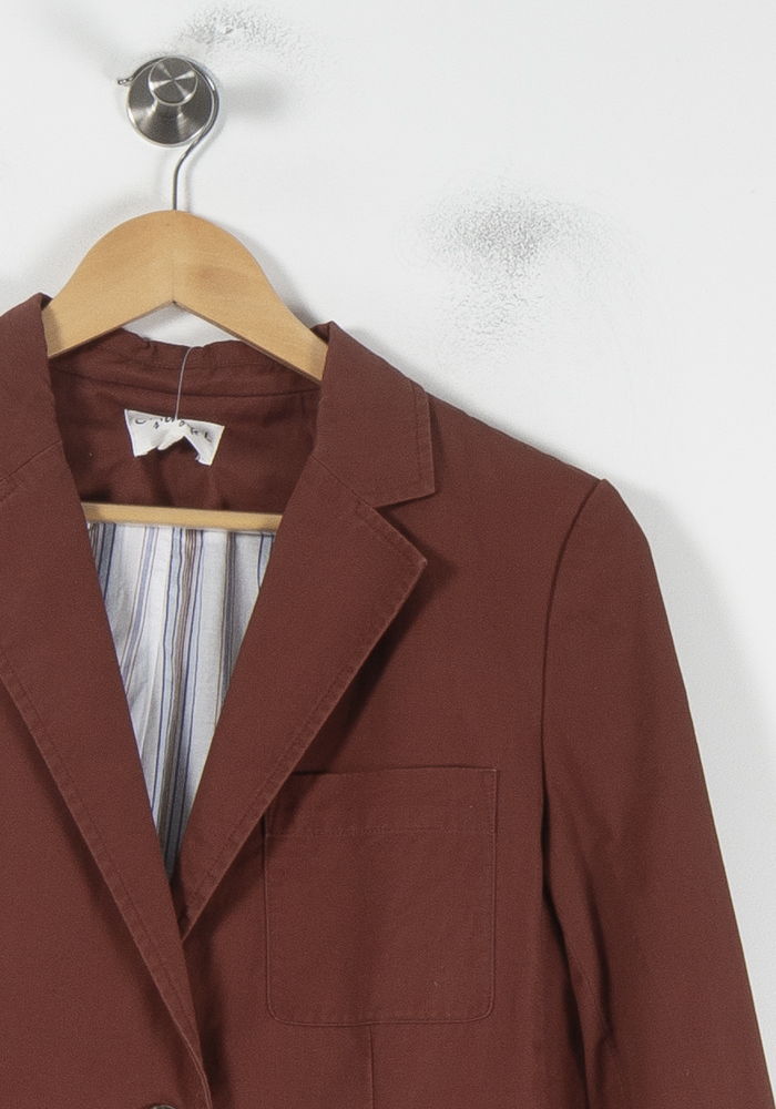 Blazer Marron - Taille L/40 de la marque Caroll | PARAD87252 - Vendu par Paradigme - Image 3