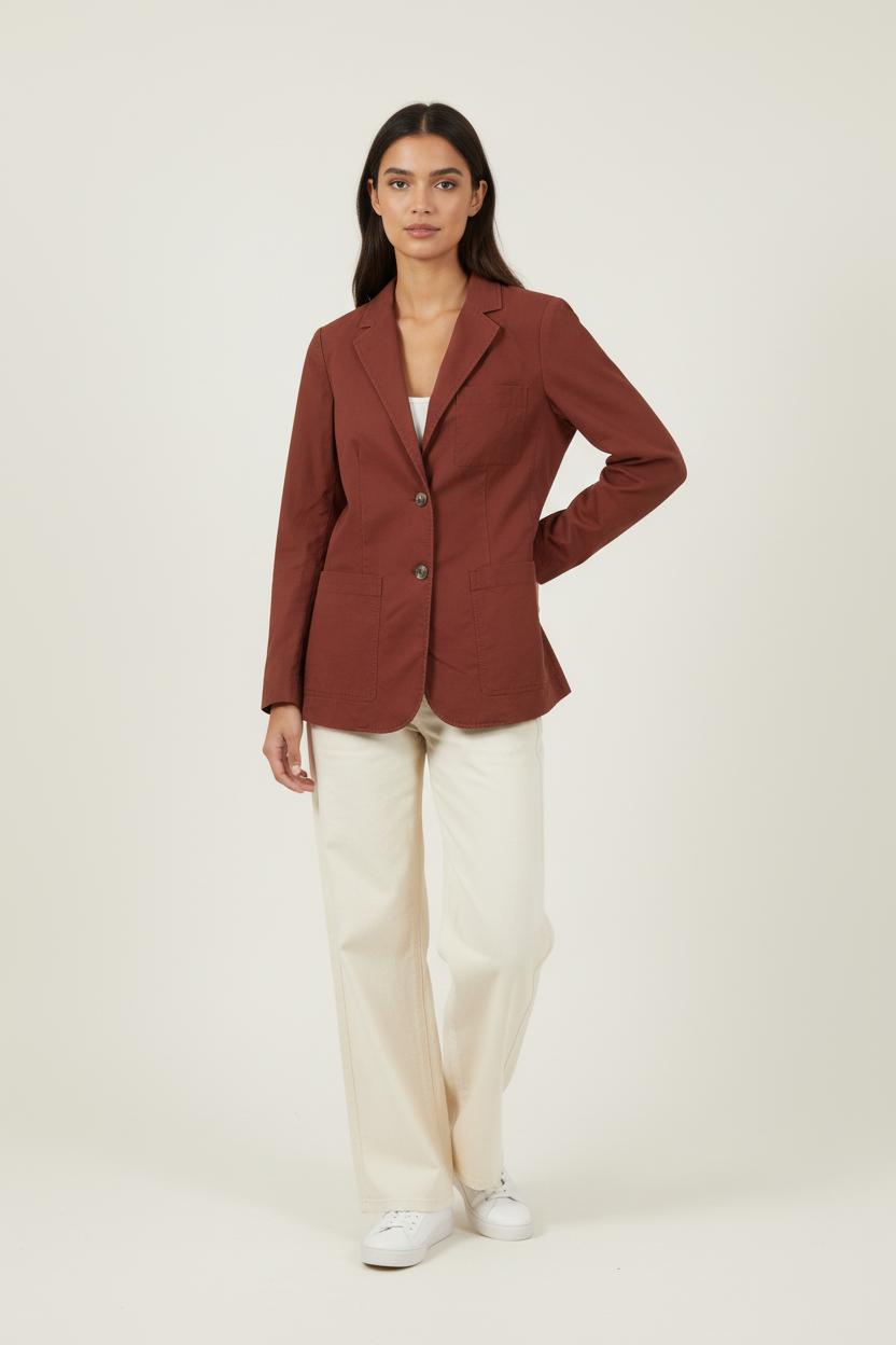 Blazer Marron - Taille L/40 de la marque Caroll | PARAD87252 - Vendu par Paradigme - Image 1