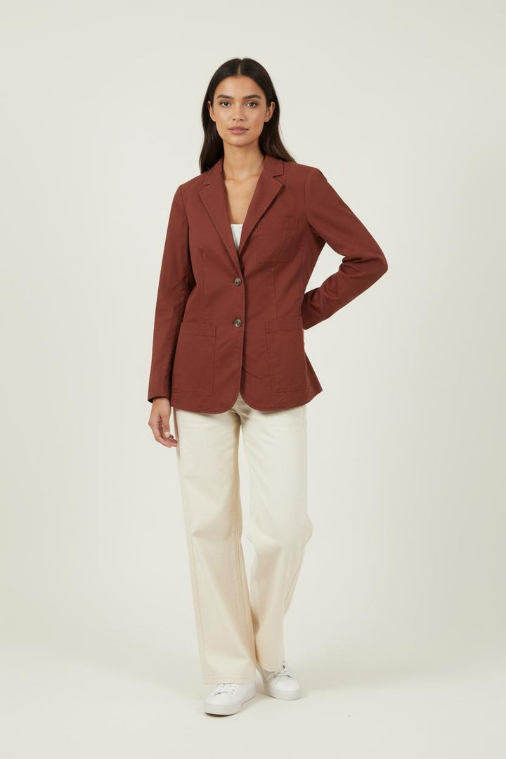 Blazer Marron - Taille L/40 de la marque Caroll | PARAD87252 - Vendu par Paradigme - Image 1