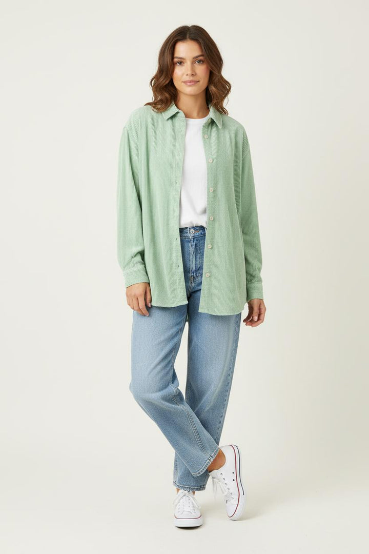 Surchemise Verte - Taille M/38 de la marque American Vintage | PARAD87263 - Vendu par Paradigme - Image 1