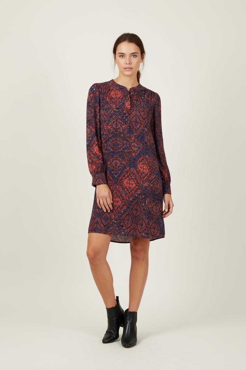Robe Rouge et Bleue - Taille L/40 de la marque La Fée Maraboutée | PARAD87267 - Vendu par Paradigme - Image 1