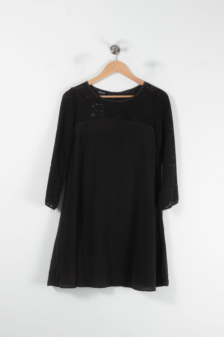 Robe Droite Noire - Taille S/36 de la marque Kookai | PARAD87270 - Vendu par Paradigme - Image 4