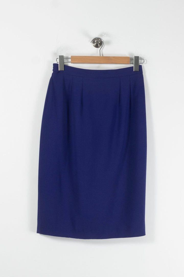 Jupe Droite Bleue - Taille L/40 de la marque Weill | PARAD87272 - Vendu par Paradigme - Image 2