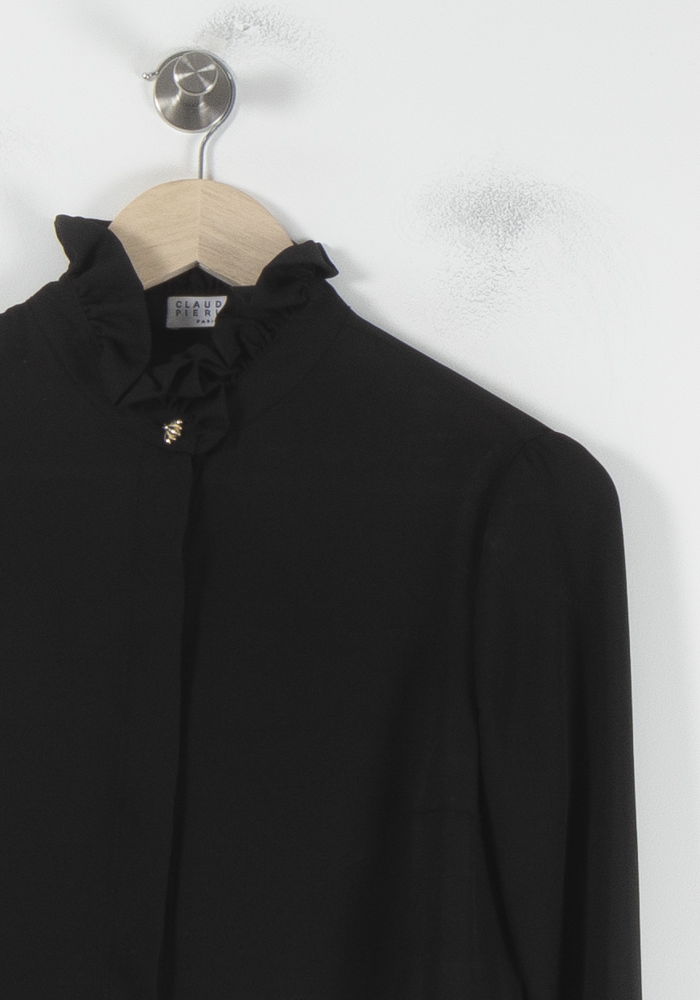 Blouse Noire - Taille S/36 de la marque Claudie Pierlot | PARAD87282 - Vendu par Paradigme - Image 3