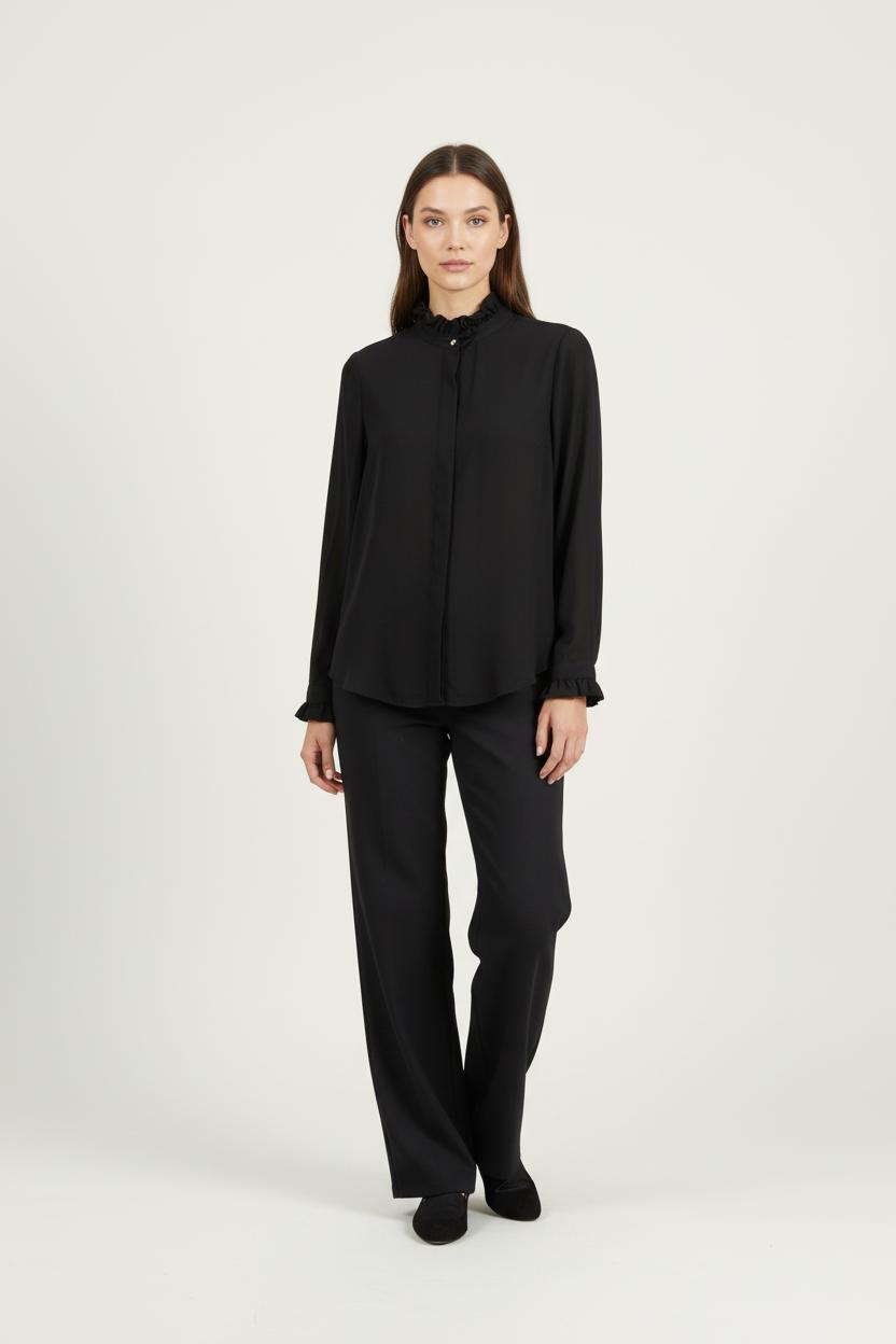 Blouse Noire - Taille S/36 de la marque Claudie Pierlot | PARAD87282 - Vendu par Paradigme - Image 1