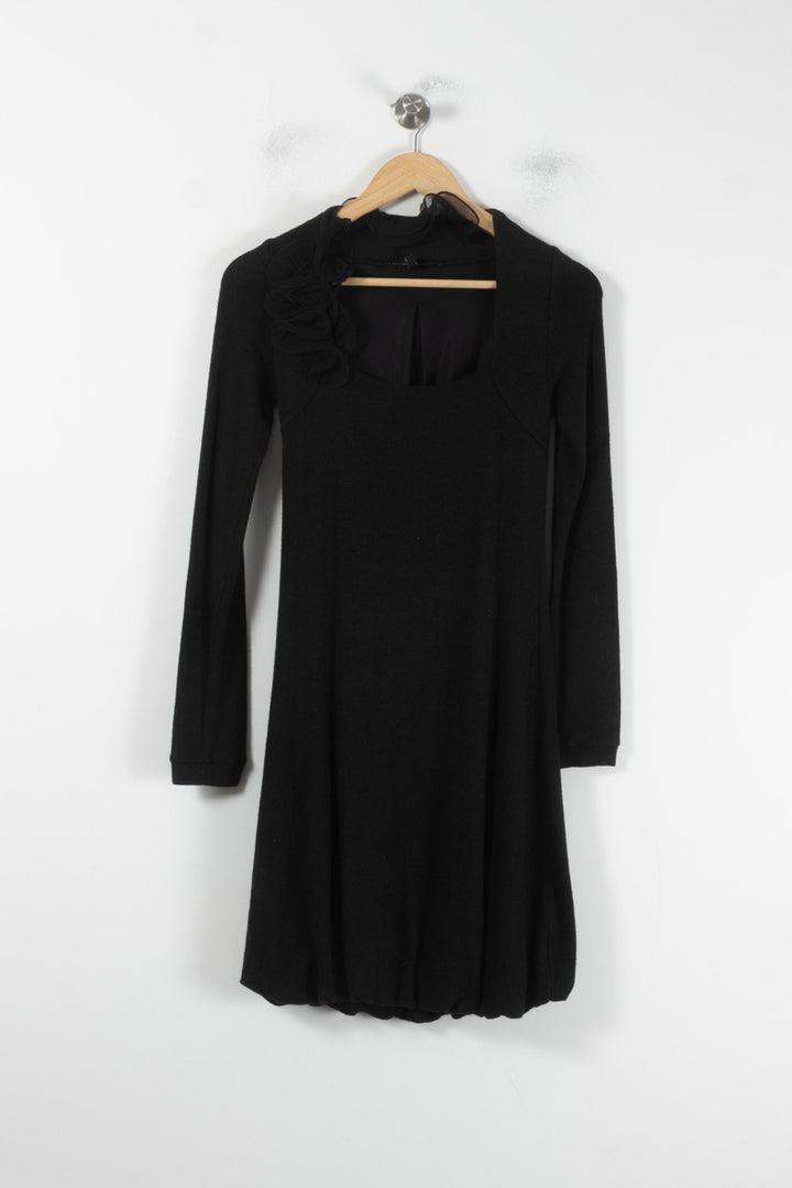 Robe Noire - Taille S/36 de la marque La Fée Maraboutée | PARAD87309 - Vendu par Paradigme - Image 2