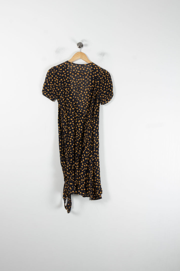Robe Portefeuille Bleu et Jaune - Taille S/36 de la marque Sud express | PARAD87310 - Vendu par Paradigme - Image 4