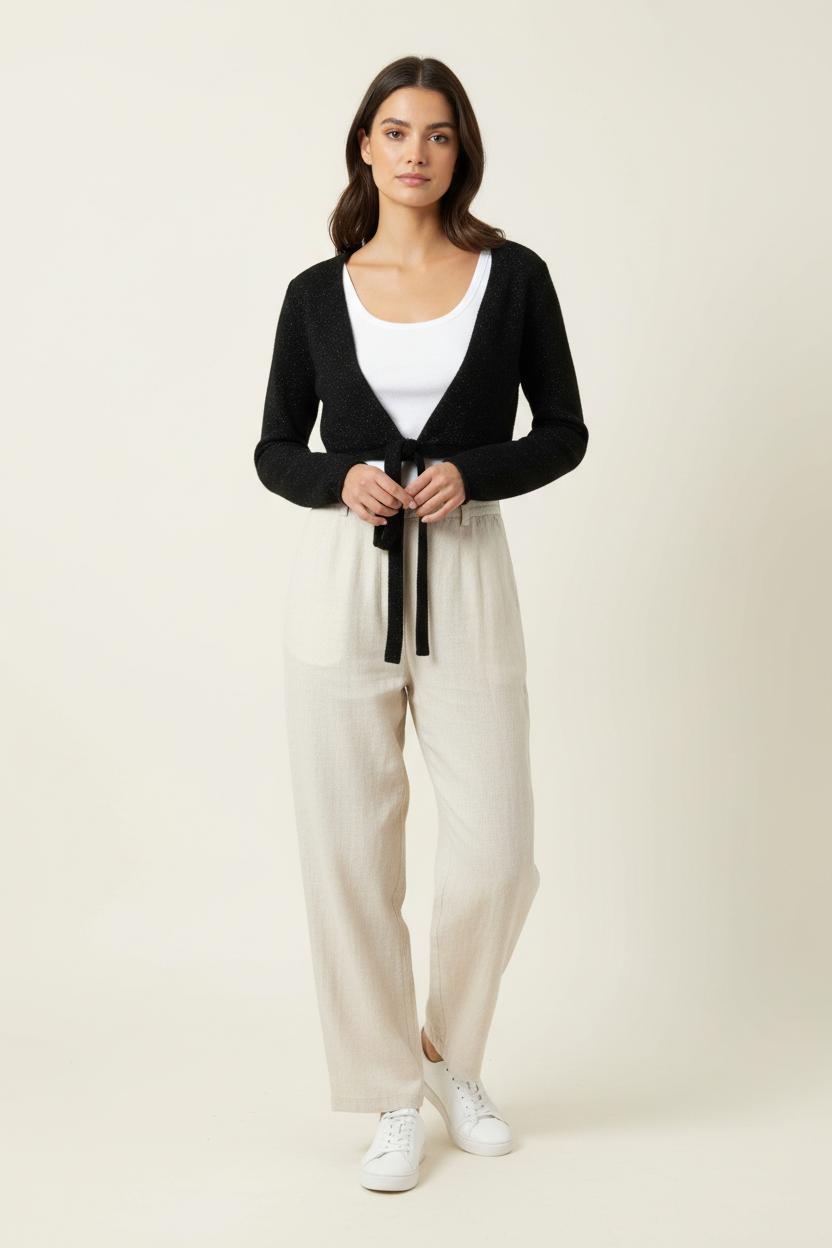 Gilet Noir - Taille S/36 de la marque Kookai | PARAD87312 - Vendu par Paradigme - Image 1