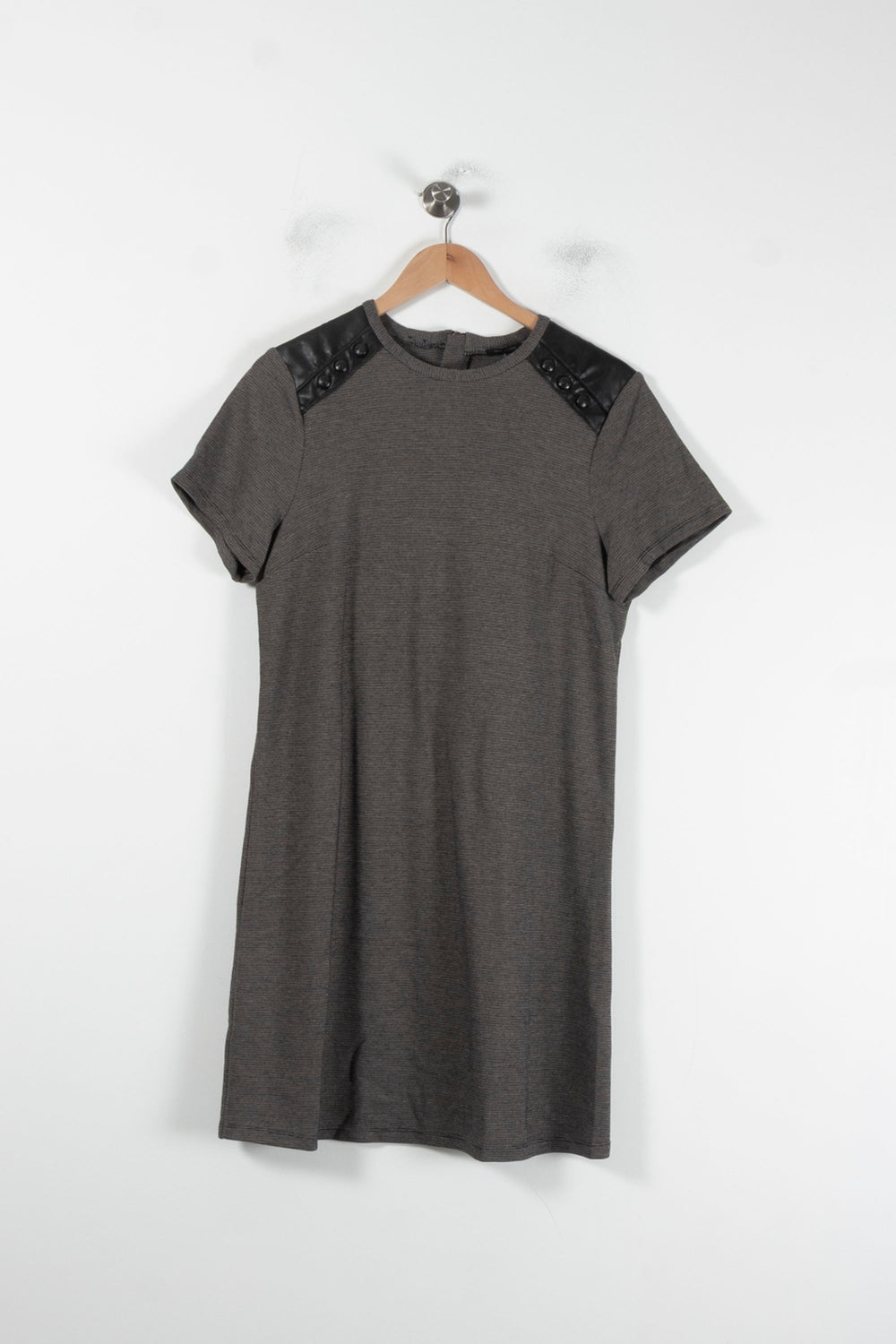 Robe T-shirt Grise et Noire - Taille L/40 de la marque IKKS | PARAD87320 - Vendu par Paradigme - Image 2