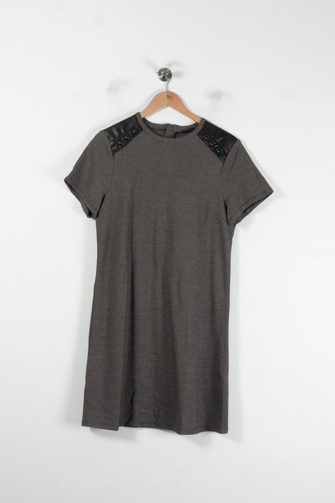 Robe T-shirt Grise et Noire - Taille L/40 de la marque IKKS | PARAD87320 - Vendu par Paradigme - Image 2