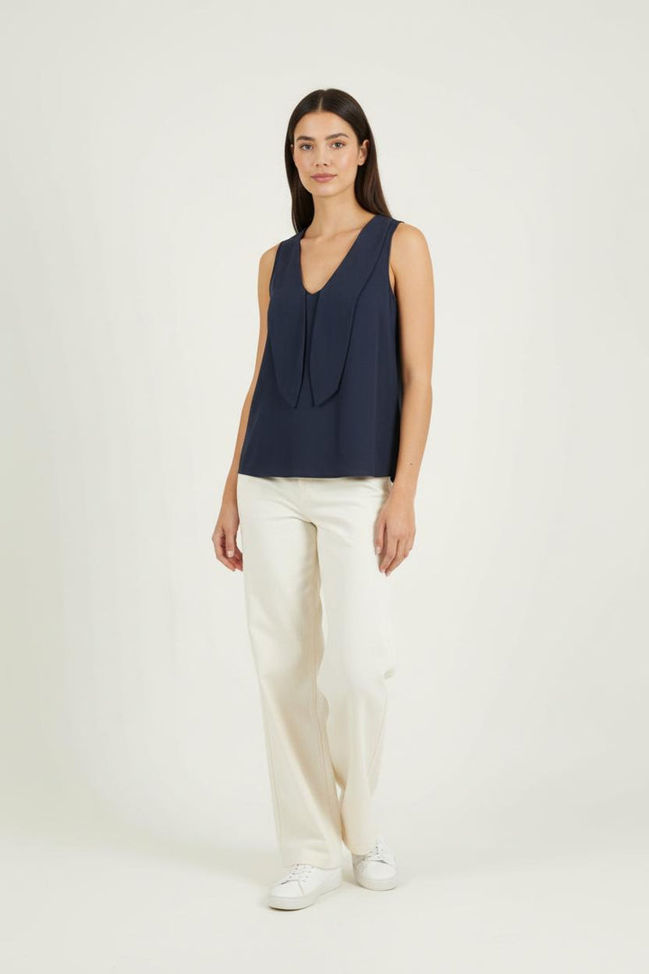 Débardeur Bleu - Taille S/36 de la marque Tara Jarmon | PARAD87326 - Vendu par Paradigme - Image 1