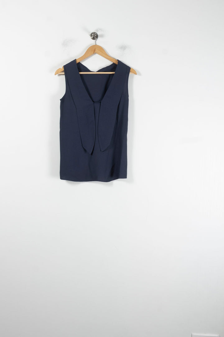 Débardeur Bleu - Taille S/36 de la marque Tara Jarmon | PARAD87326 - Vendu par Paradigme - Image 2