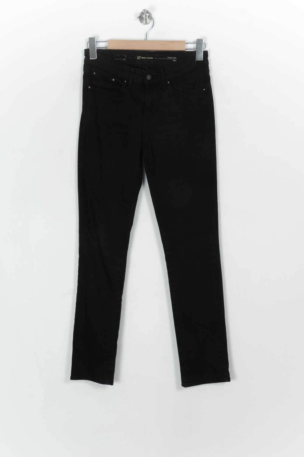 Jean Slim Noir - Taille S/36 de la marque Levi's | PARAD87327 - Vendu par Paradigme - Image 2