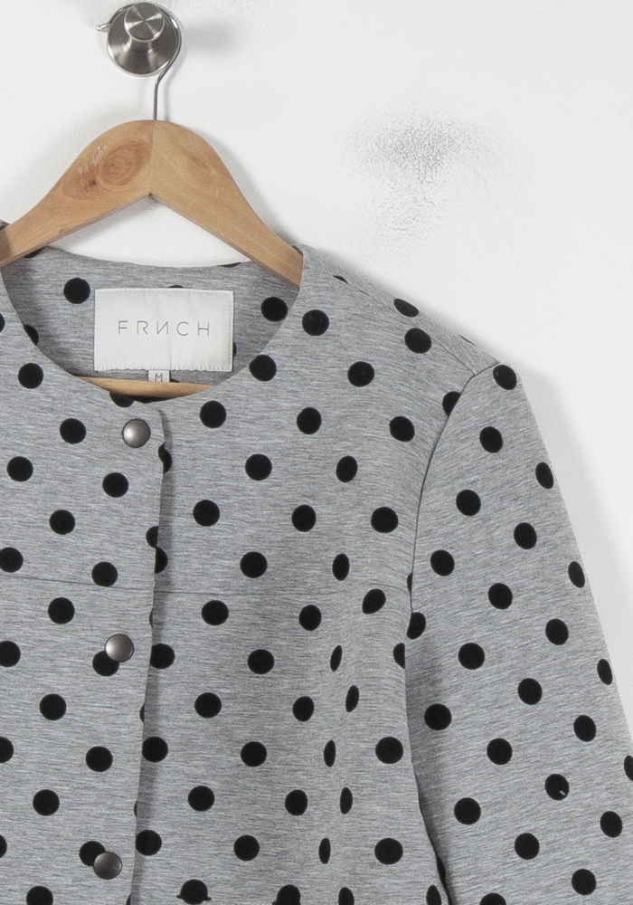 Veste Grise et Noire - Taille M/38 de la marque FRNCH | PARAD87332 - Vendu par Paradigme - Image 3