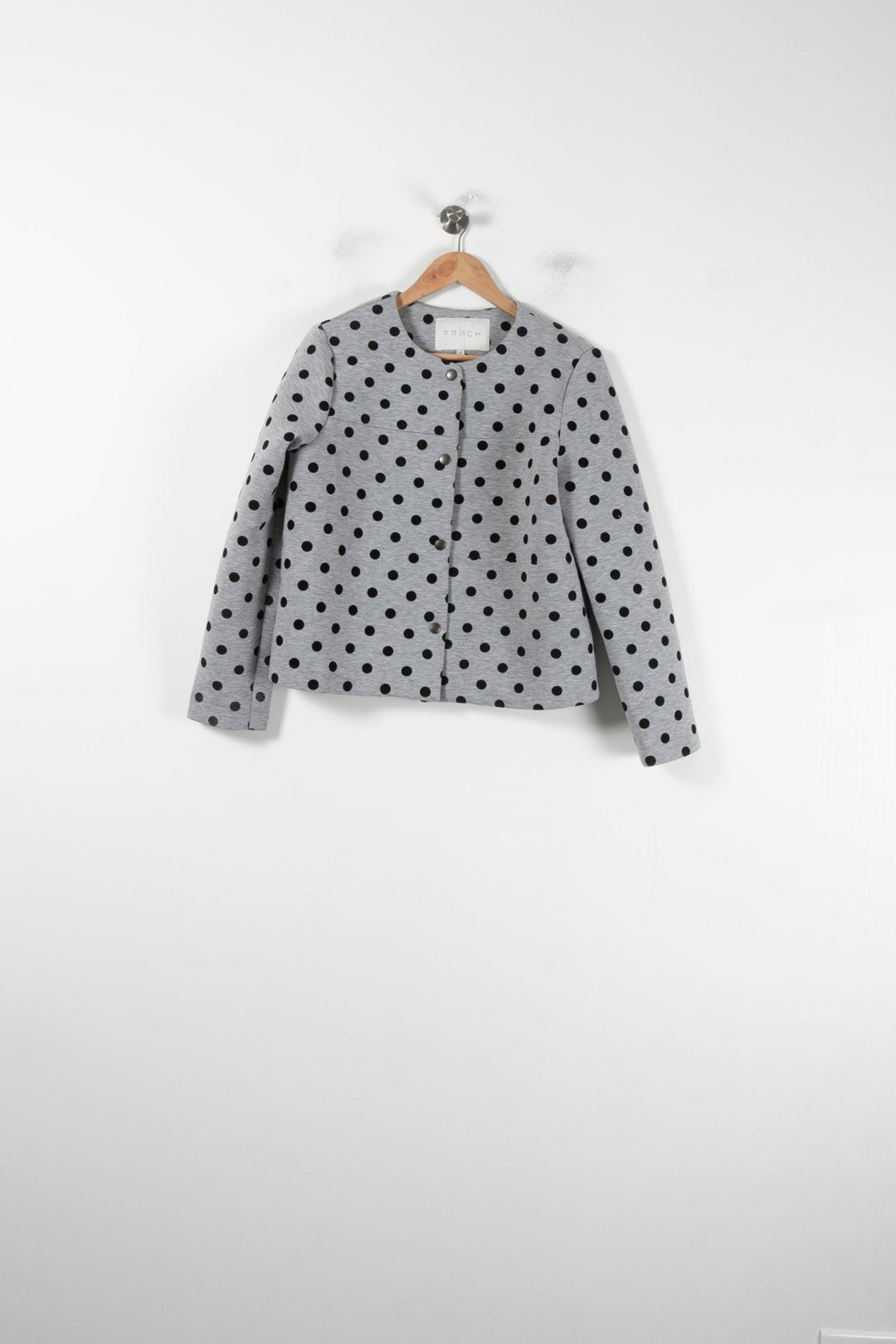Veste Grise et Noire - Taille M/38 de la marque FRNCH | PARAD87332 - Vendu par Paradigme - Image 2