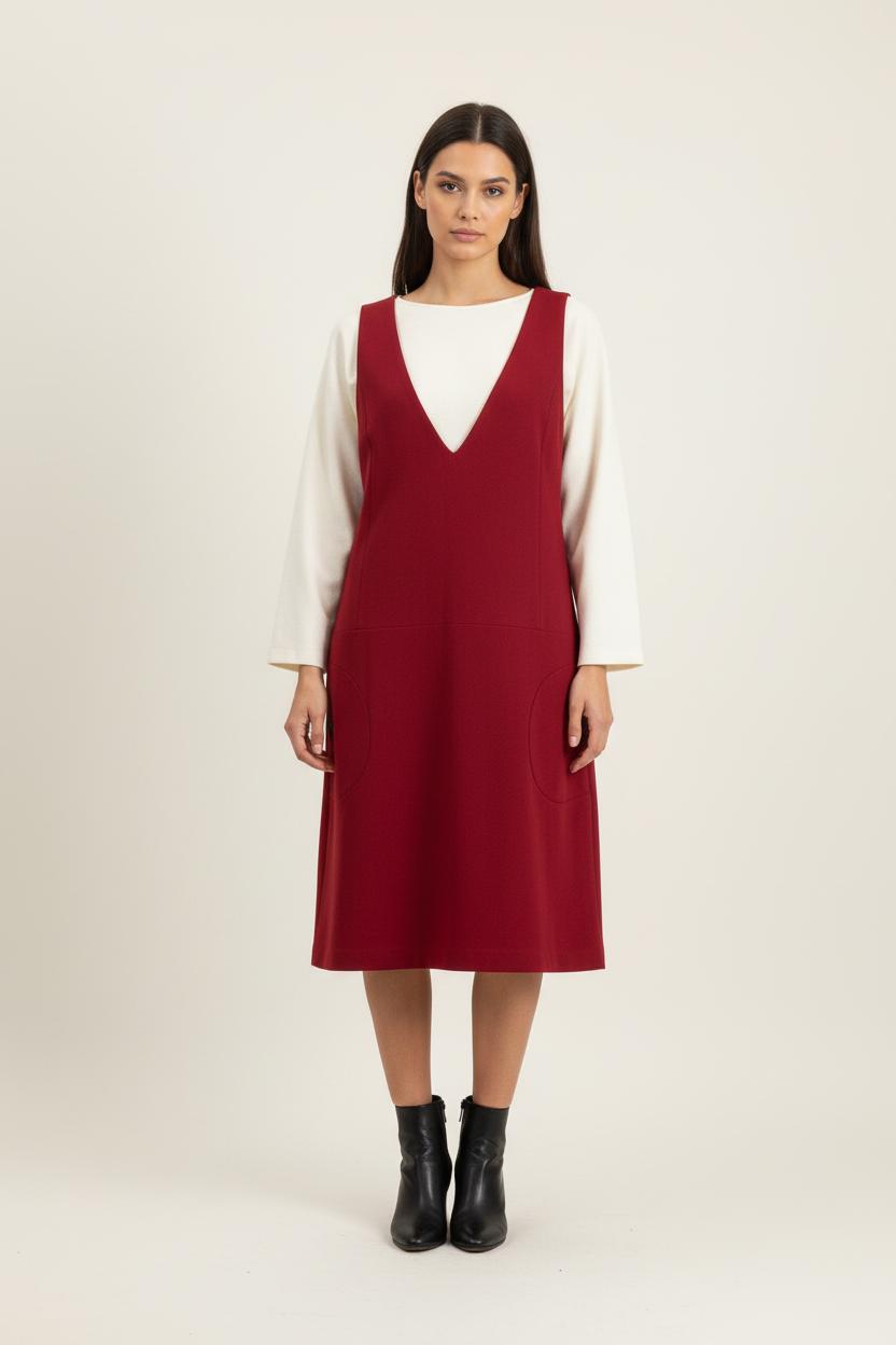 Robe Sans Manches Bordeaux - Taille M/38 de la marque Comptoir des Cotonniers | PARAD87342 - Vendu par Paradigme - Image 1