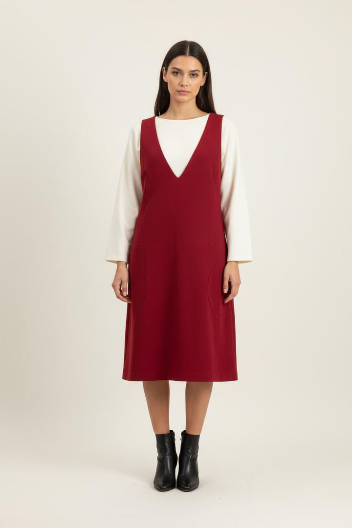 Robe Sans Manches Bordeaux - Taille M/38 de la marque Comptoir des Cotonniers | PARAD87342 - Vendu par Paradigme - Image 1