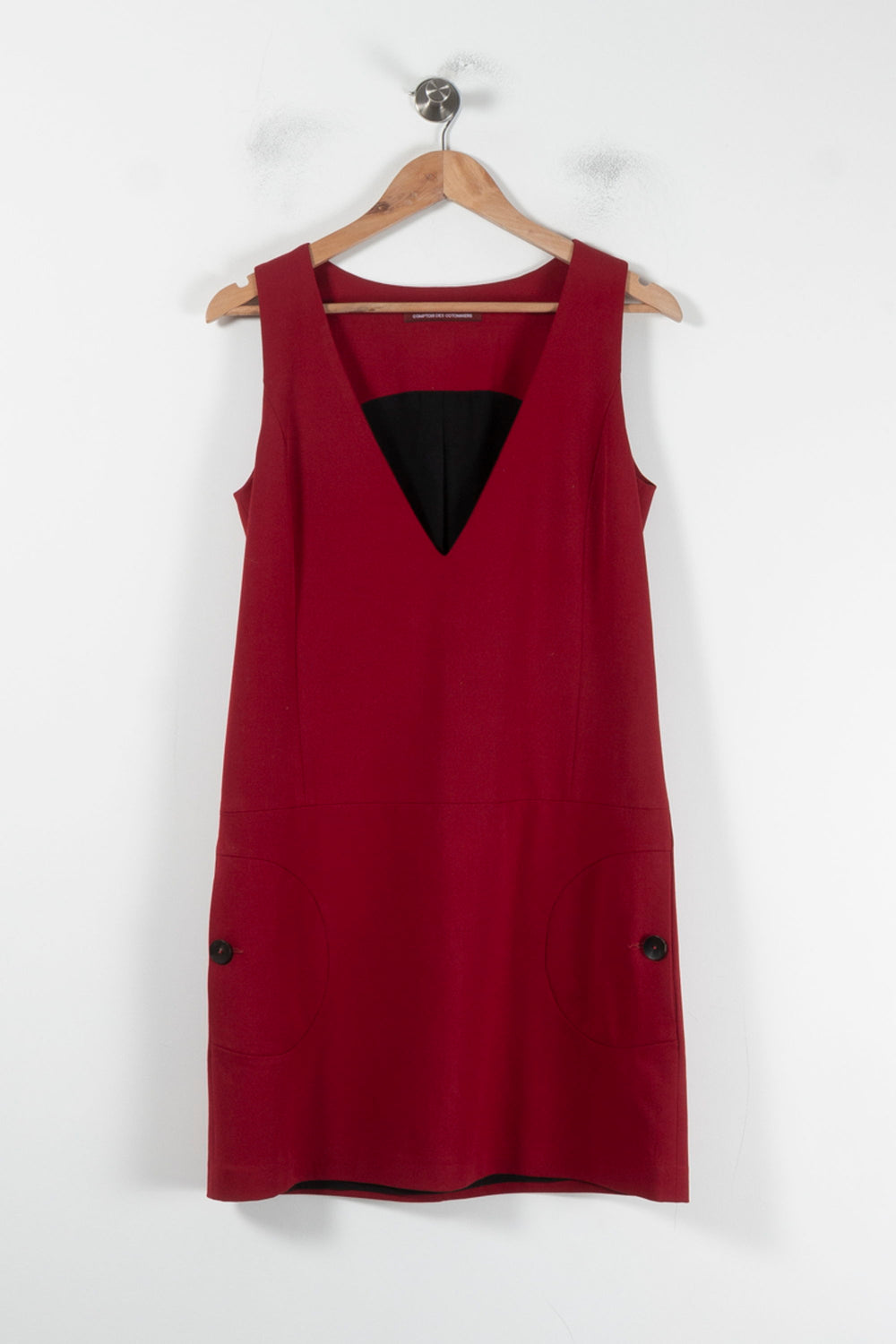 Robe Sans Manches Bordeaux - Taille M/38 de la marque Comptoir des Cotonniers | PARAD87342 - Vendu par Paradigme - Image 2