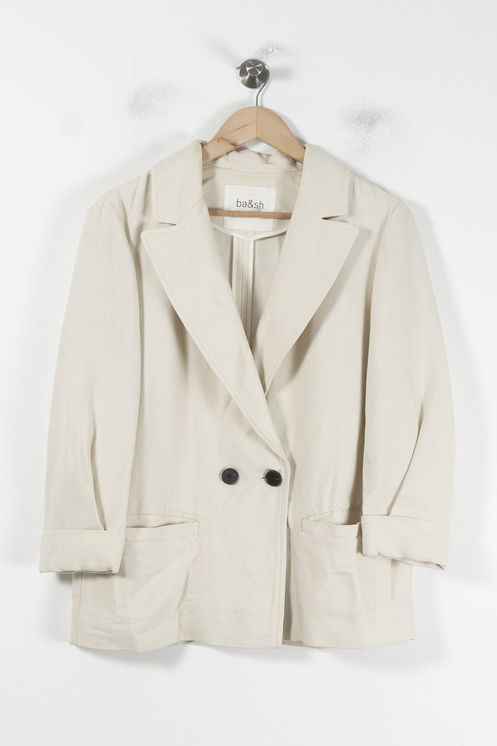 Blazer Blanc - Taille S/36 de la marque ba&sh | PARAD87345 - Vendu par Paradigme - Image 2