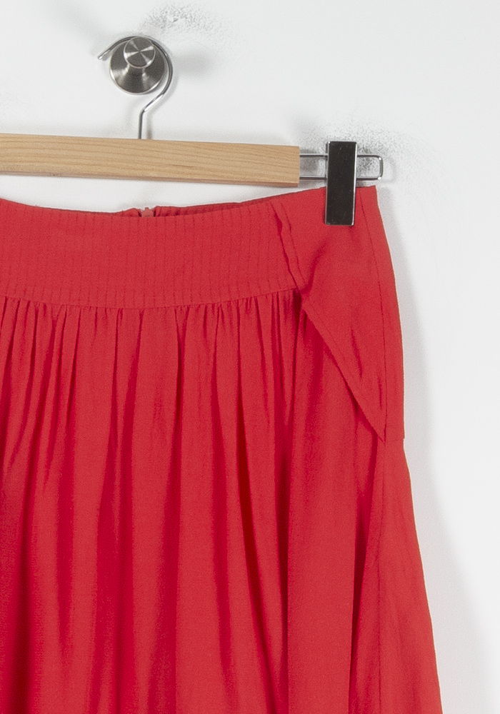 Jupe Plissée Rouge - Taille XS/34 de la marque ba&sh | PARAD87347 - Vendu par Paradigme - Image 3