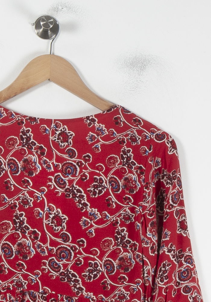 Blouse Rouge - Taille XS/34 de la marque ba&sh | PARAD87356 - Vendu par Paradigme - Image 3