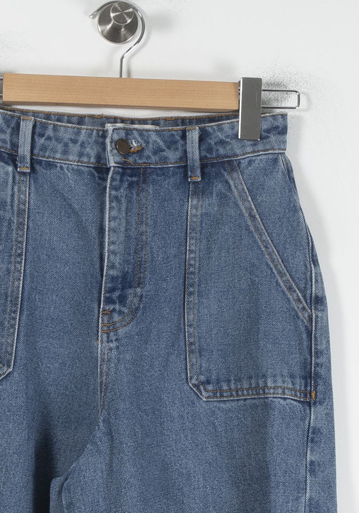 Jupe Midi Bleue - Taille S/36 de la marque ba&sh | PARAD87359 - Vendu par Paradigme - Image 3
