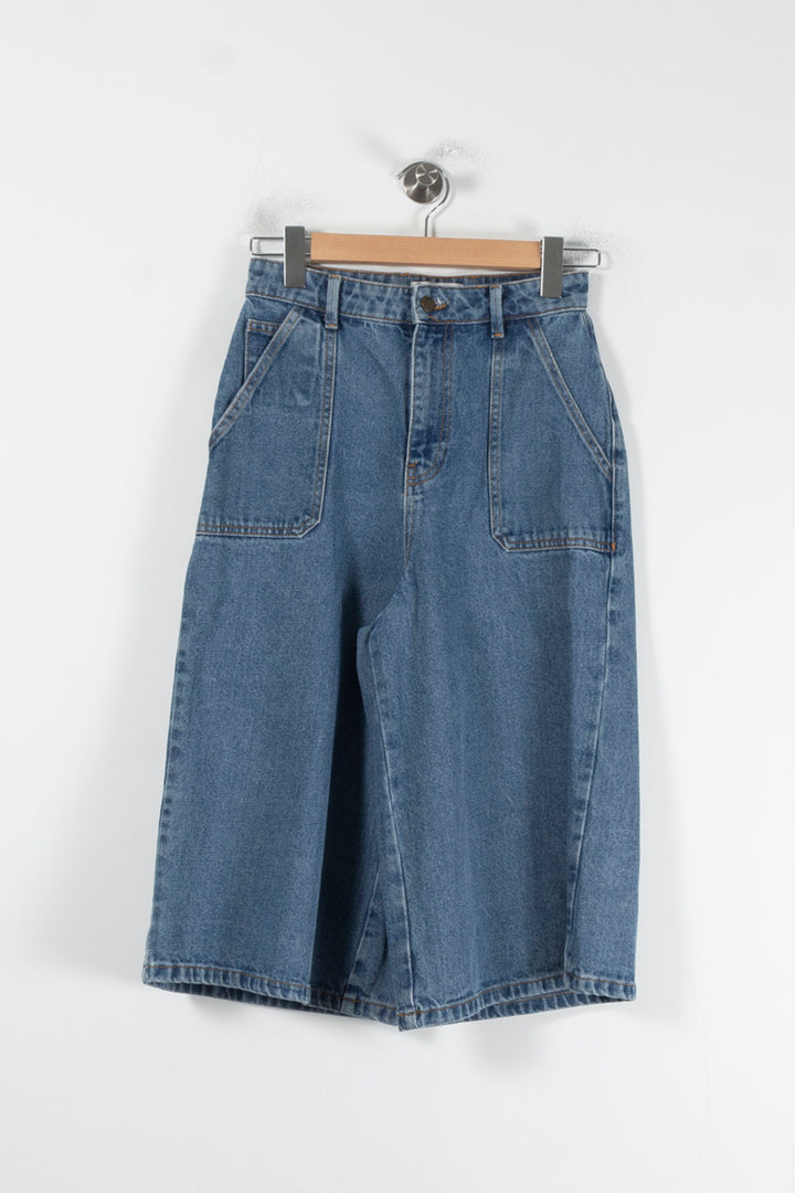 Jupe Midi Bleue - Taille S/36 de la marque ba&sh | PARAD87359 - Vendu par Paradigme - Image 2