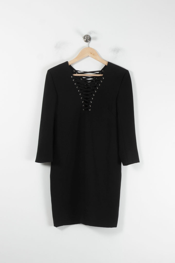 Robe Midi Noire - Taille XXS/32 de la marque The Kooples | PARAD87360 - Vendu par Paradigme - Image 2