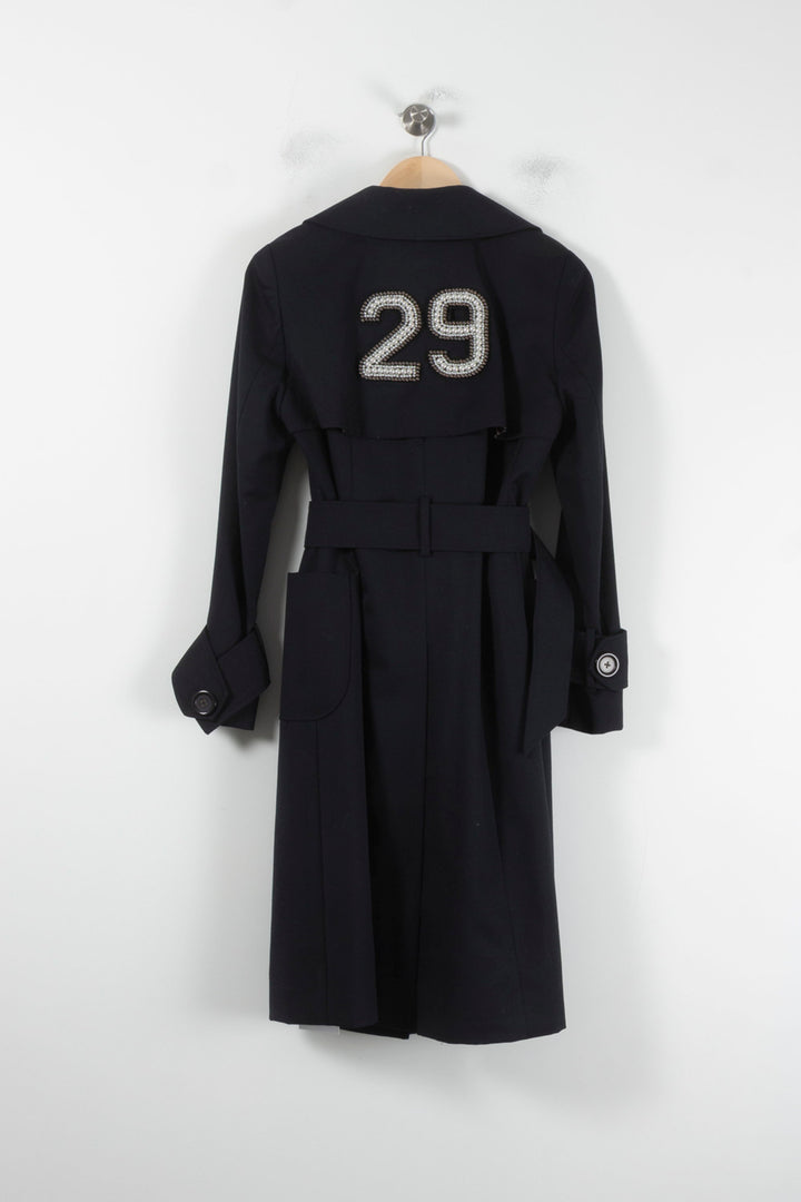 Trench Bleu - Taille M/38 de la marque Manoush | PARAD87362 - Vendu par Paradigme - Image 4