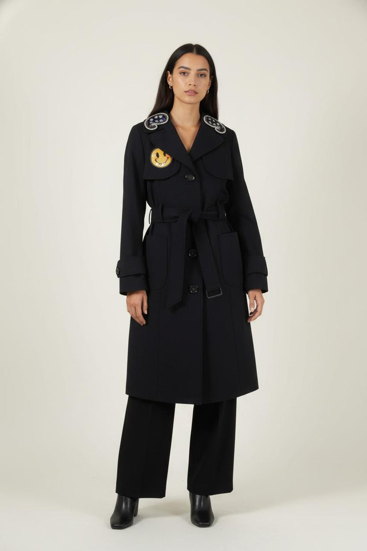 Trench Bleu - Taille M/38 de la marque Manoush | PARAD87362 - Vendu par Paradigme - Image 1