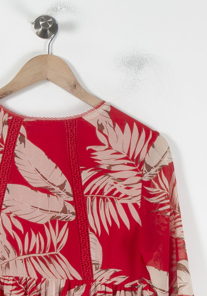 Robe Courte Rouge et Beige - Taille S/36 de la marque Grace & Mila | PARAD87363 - Vendu par Paradigme - Image 3