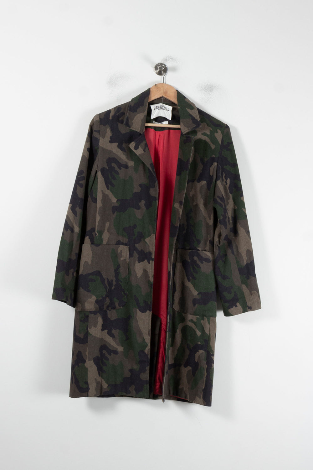 Manteau Camouflage Vert et Kaki - Taille S/36 de la marque Essentiel Antwerp | PARAD87365 - Vendu par Paradigme - Image 2