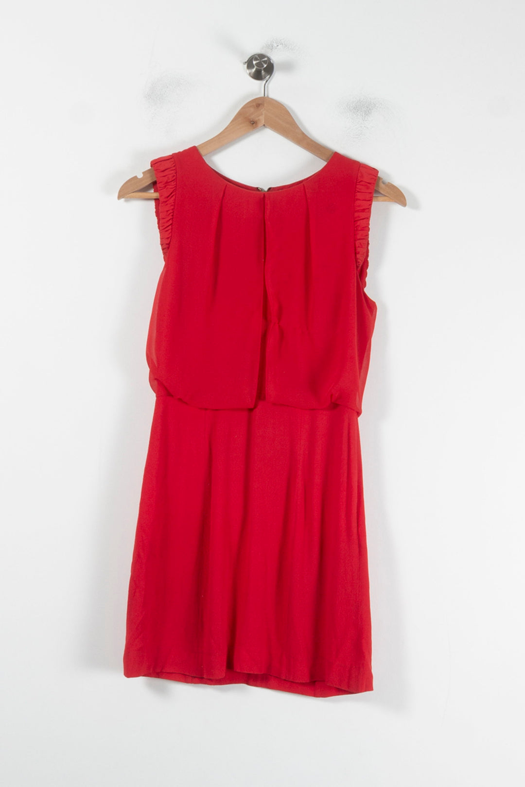 Robe Midi Rouge - Taille XS/34 de la marque Sandro | PARAD87367 - Vendu par Paradigme - Image 2