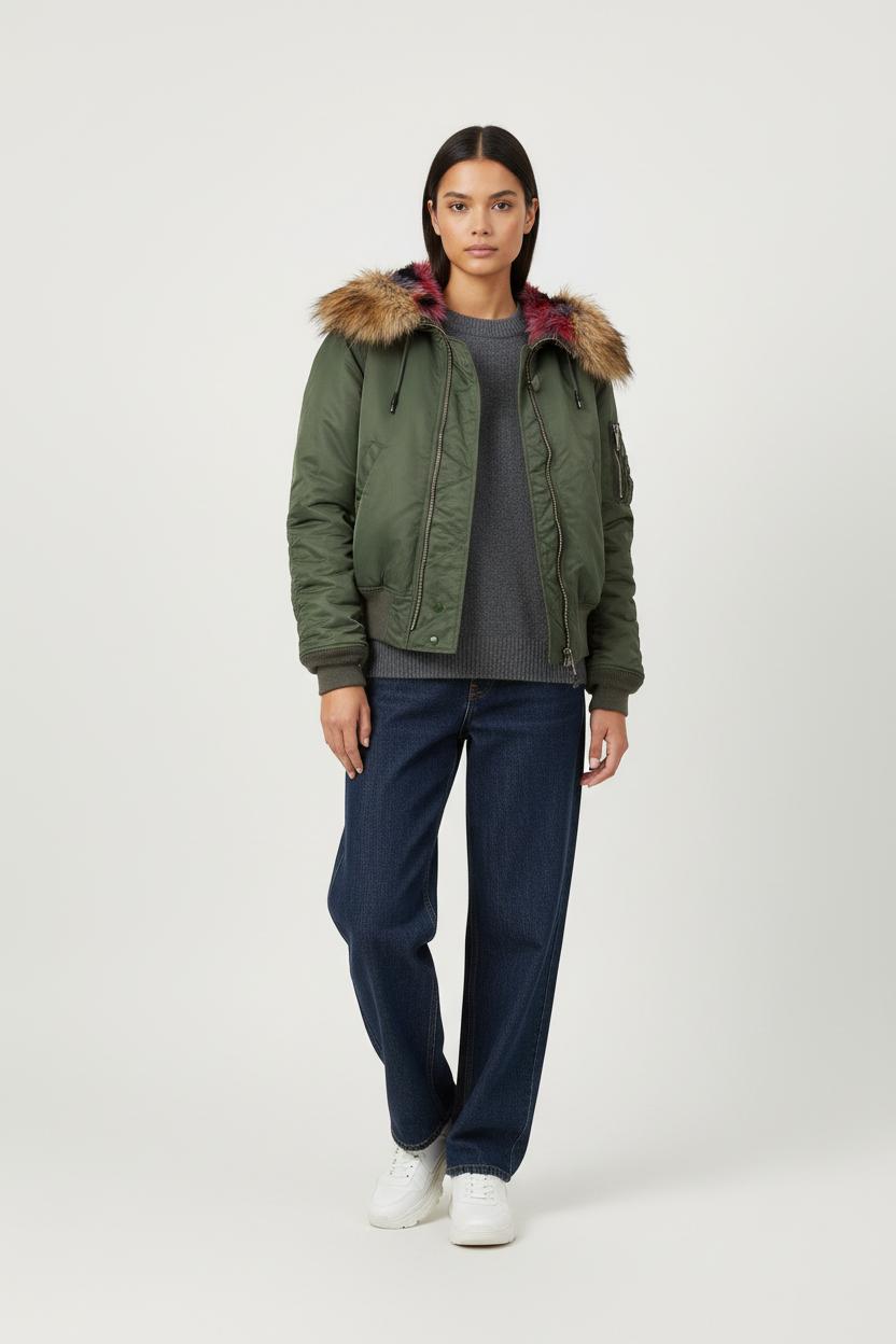 Blouson Vert - Taille S/36 de la marque The Kooples | PARAD87369 - Vendu par Paradigme - Image 1