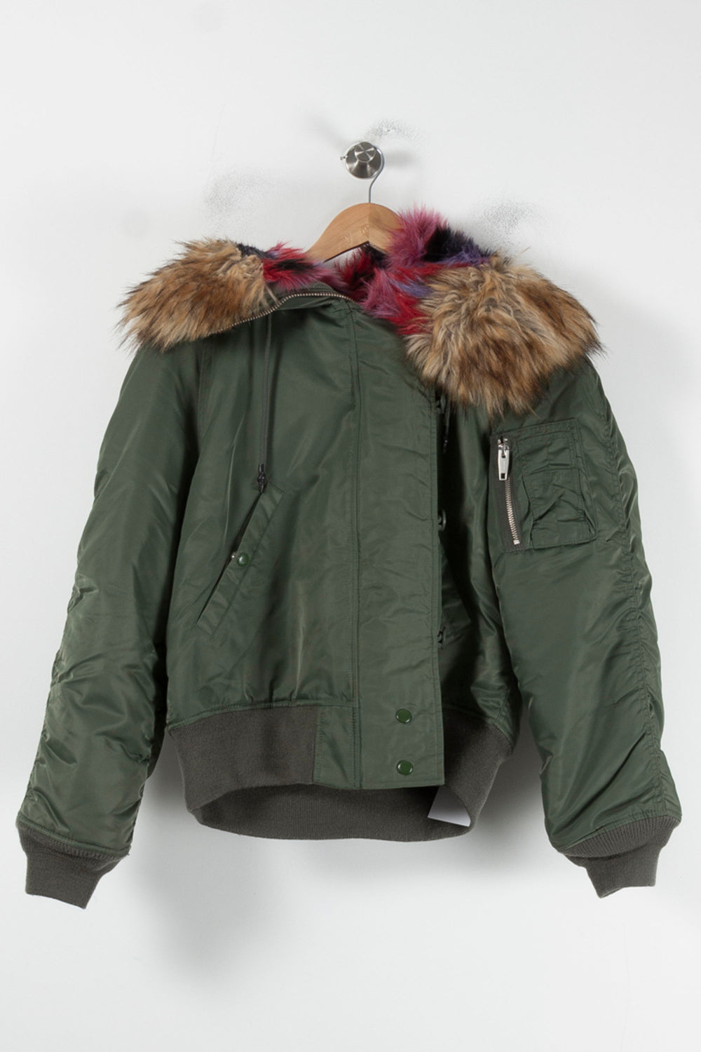 Blouson Vert - Taille S/36 de la marque The Kooples | PARAD87369 - Vendu par Paradigme - Image 2