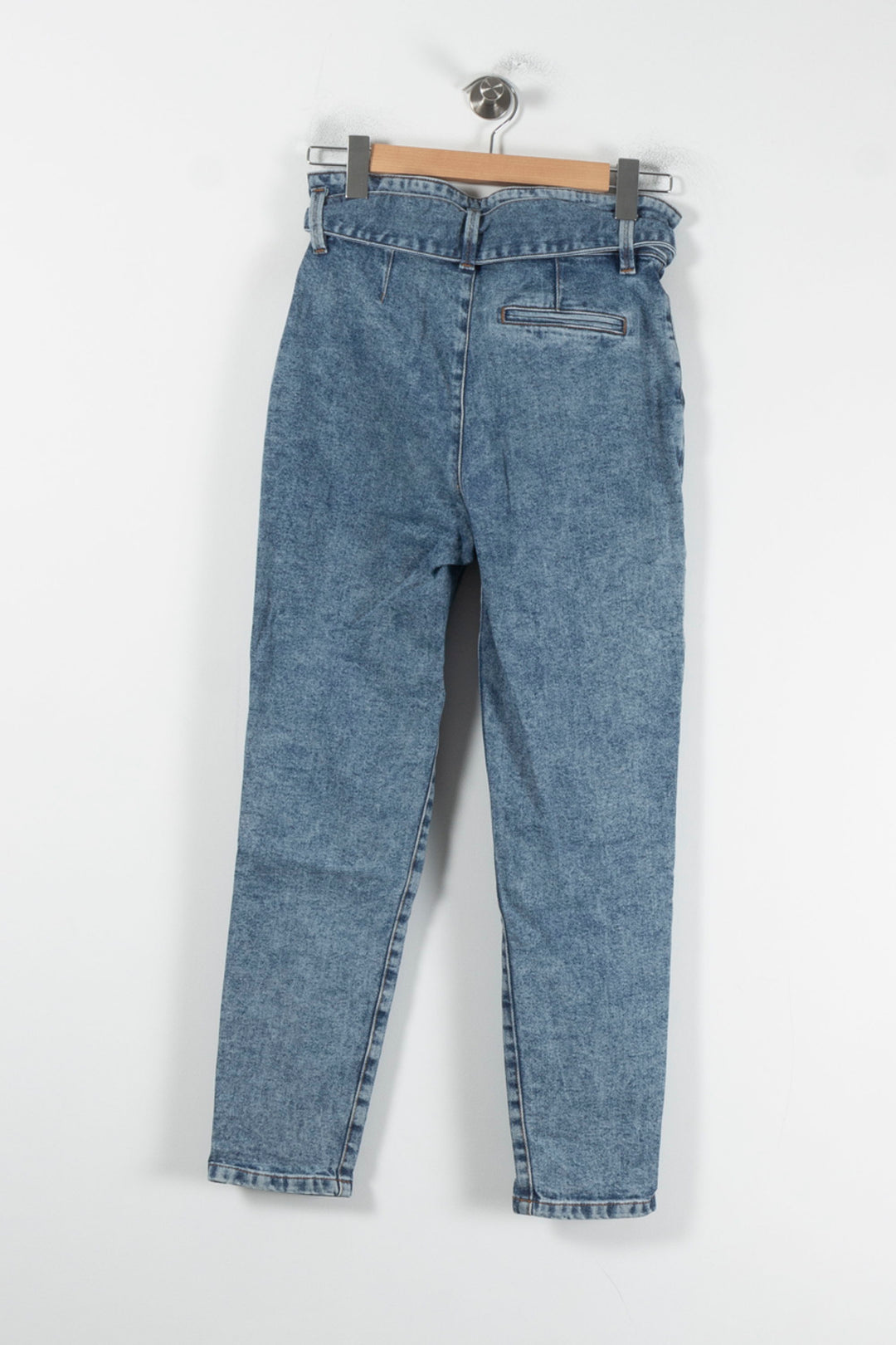 Jean Taille Haute Bleu - Taille XS/34 de la marque Sézane | PARAD87378 - Vendu par Paradigme - Image 4