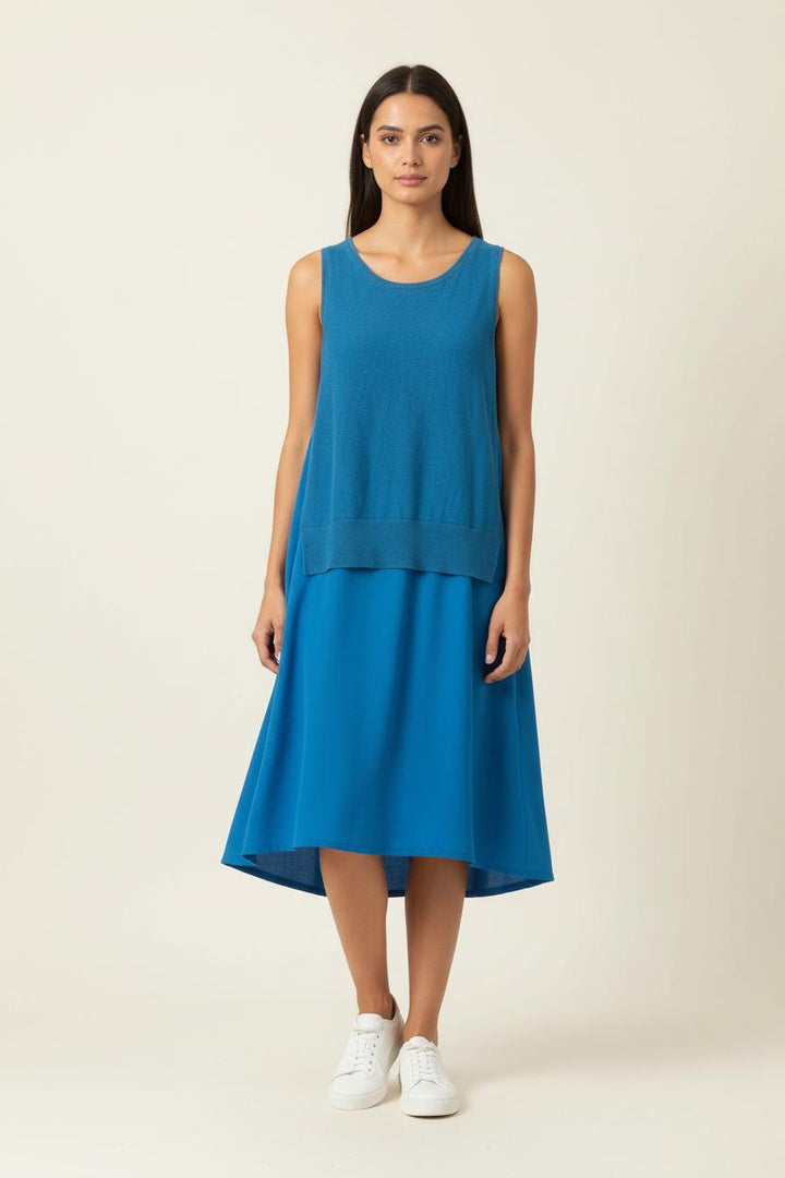 Robe Sans Manches Bleue - Taille L/40 de la marque Claudie Pierlot | PARAD87384 - Vendu par Paradigme - Image 1