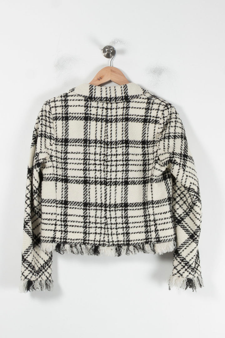 Veste Courte Blanche et Noire - Taille M/38 de la marque Weill | PARAD87409 - Vendu par Paradigme - Image 4