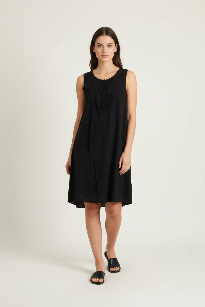 Robe Sans Manches Noire - Taille M/38 de la marque Liu Jo | PARAD87423 - Vendu par Paradigme - Image 1