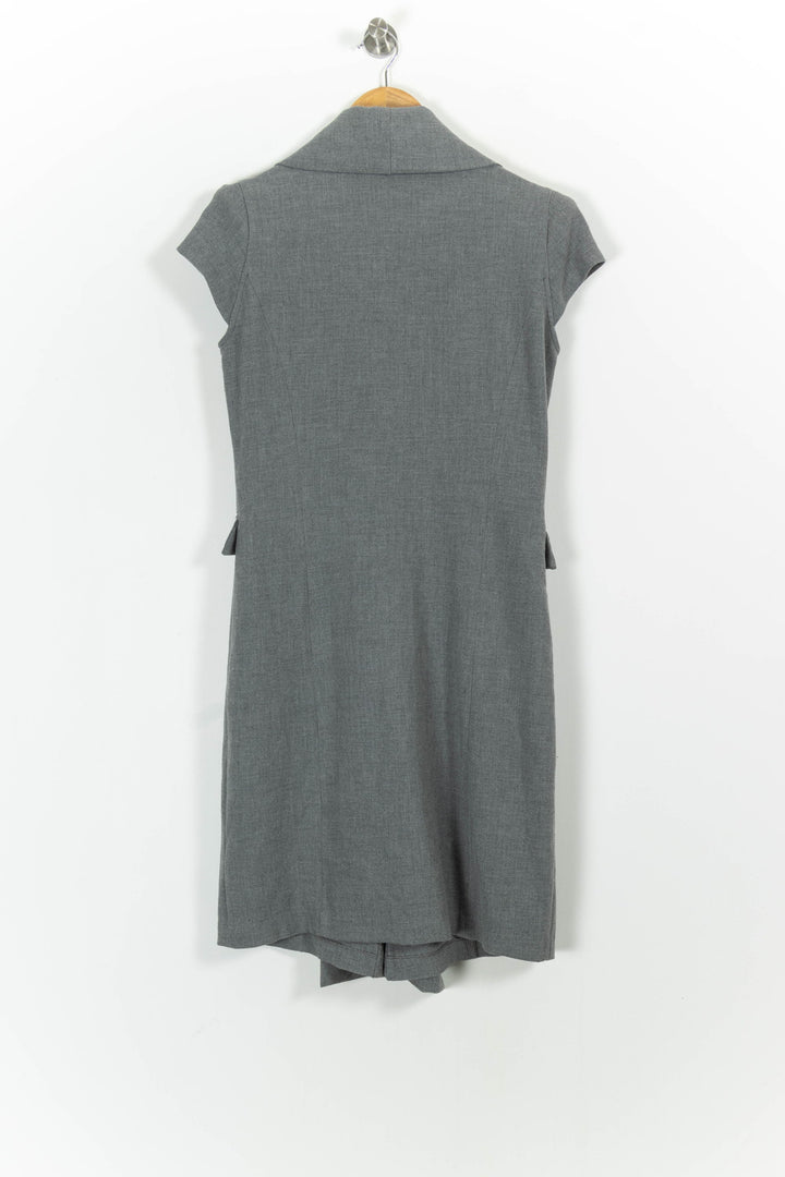 Robe Midi Grise - Taille M/38 de la marque Liu Jo | PARAD87427 - Vendu par Paradigme - Image 4