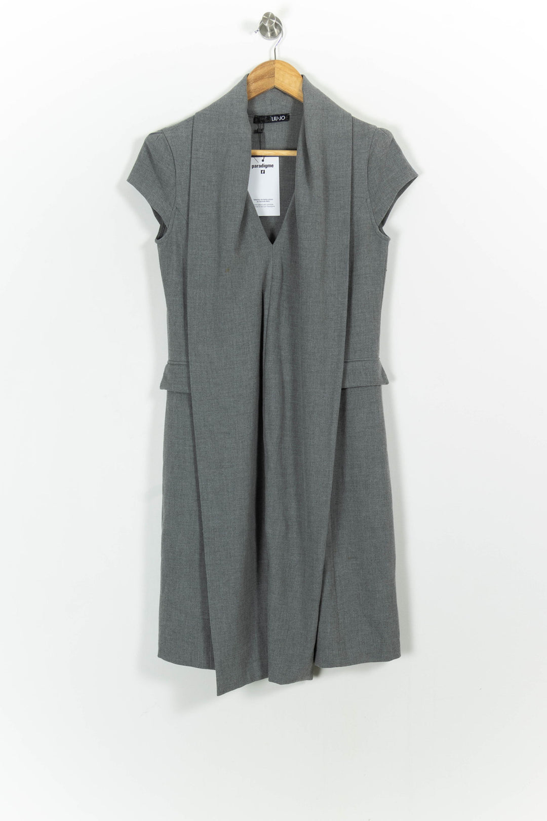 Robe Midi Grise - Taille M/38 de la marque Liu Jo | PARAD87427 - Vendu par Paradigme - Image 2
