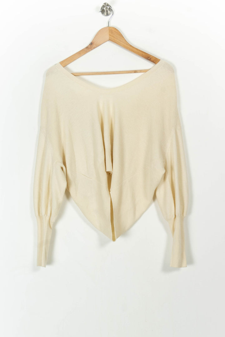 Pull Beige - Taille XS/34 de la marque ba&sh | PARAD87429 - Vendu par Paradigme - Image 4