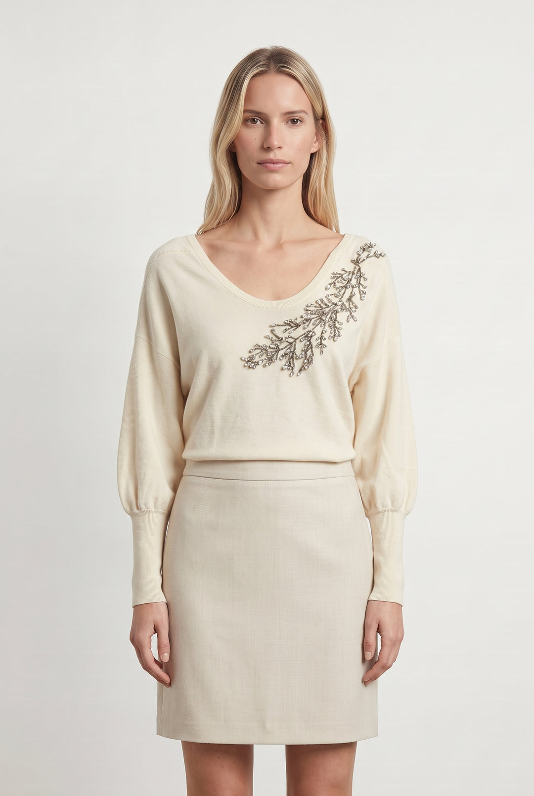 Pull Beige - Taille XS/34 de la marque ba&sh | PARAD87429 - Vendu par Paradigme - Image 1