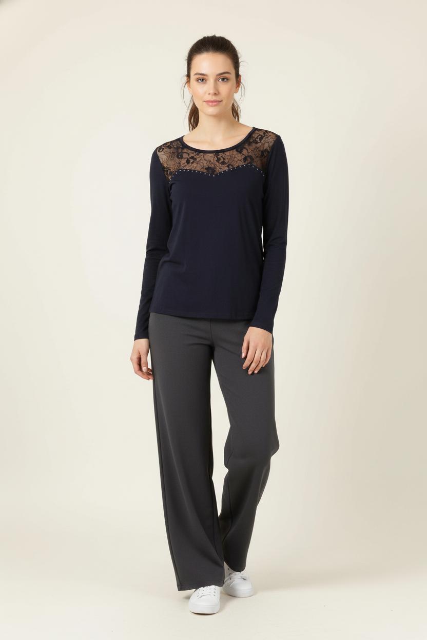 Blouse Bleu - Taille L/40 de la marque IKKS | PARAD87430 - Vendu par Paradigme - Image 1