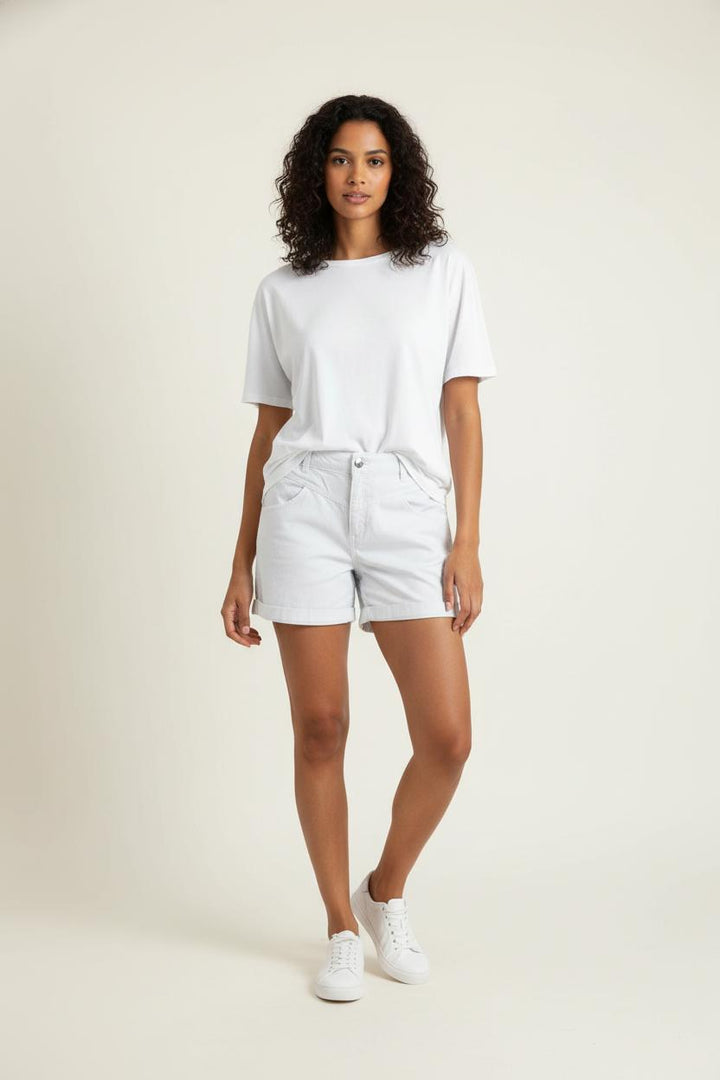 Short Blanc - Taille M/38 de la marque Caroll | PARAD87431 - Vendu par Paradigme - Image 1