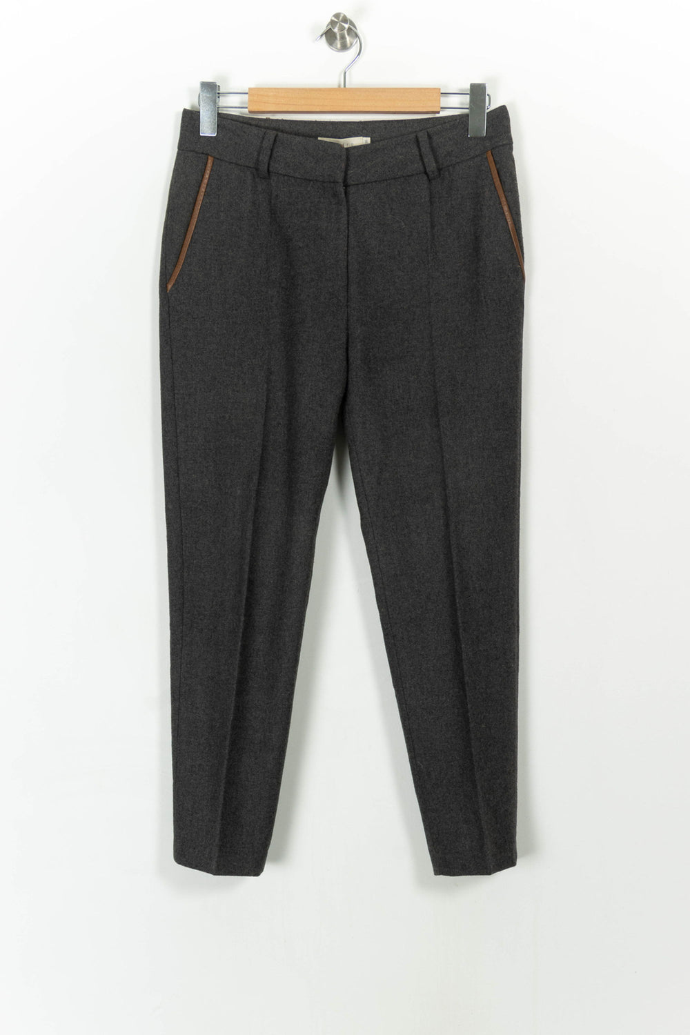 Pantalon Gris - Taille M/38 de la marque Sandro | PARAD87432 - Vendu par Paradigme - Image 2