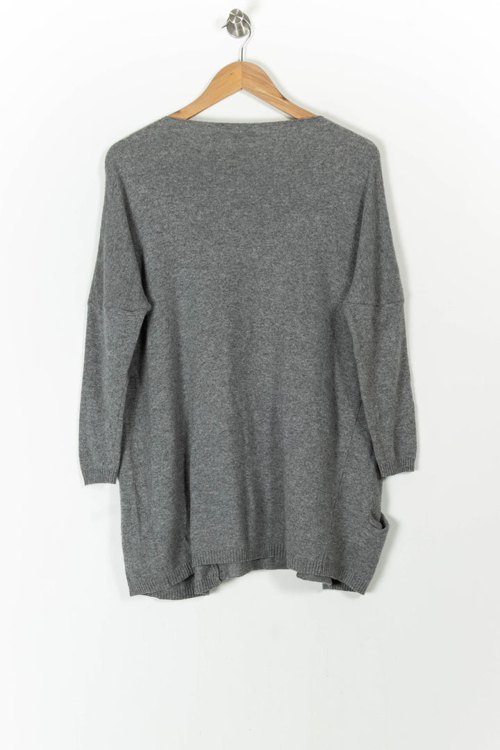 Robe Pull Grise - Taille S/36 de la marque La Fée Maraboutée | PARAD87433 - Vendu par Paradigme - Image 4