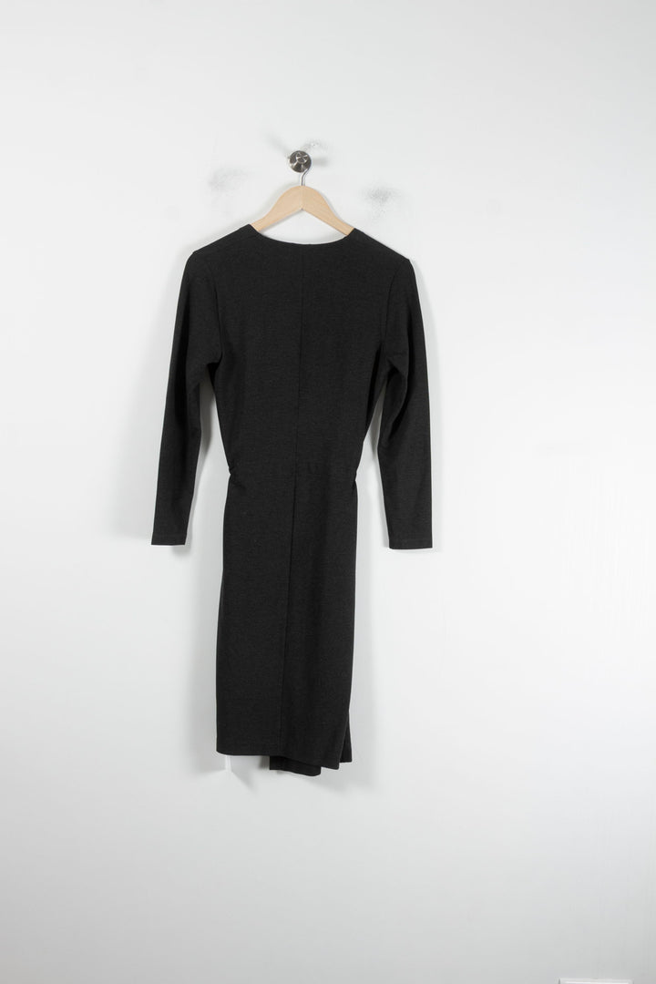 Robe Cache-cœur Grise - Taille XS/34 de la marque Filippa K | PARAD87435 - Vendu par Paradigme - Image 4